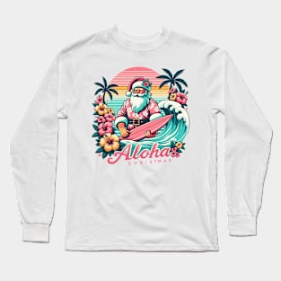 Hawaiian Santa Long Sleeve T-Shirt